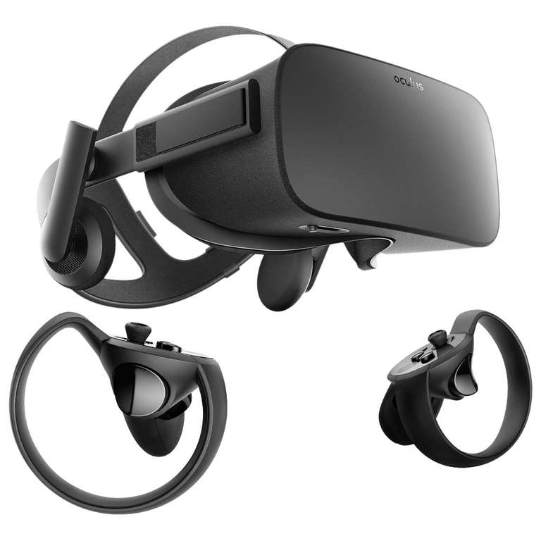 Casque de réalité virtuelle Oculus Rift + contrôleurs Touch + 2 capteurs