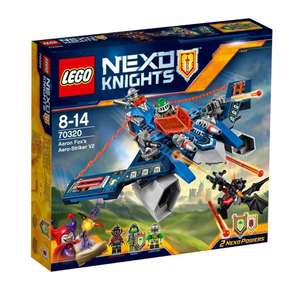Sélection de Lego Nexo Knights en soldes - Exemple : L'Aero Striker V2 d'Aaron Fox - 70320