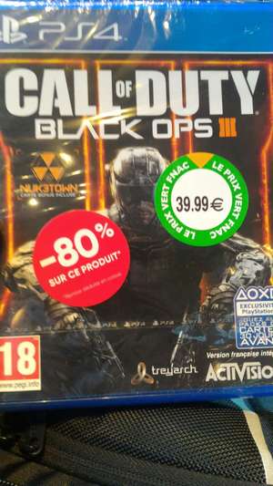 Call of Duty Black Ops 3 sur PS4 - Gare de l'Est (75)