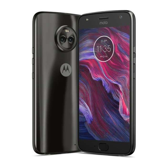 Smartphone 5.2" Motorola Moto X4 - Full HD, Snapdragon 630, RAM 3 Go, ROM 32 Go (Noir ou Bleu) + Enceinte bluetooth Ryght Jungle offerte