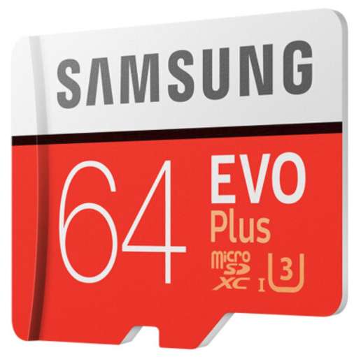 Carte microSDXC Samsung EVO Plus U3 - 64 Go