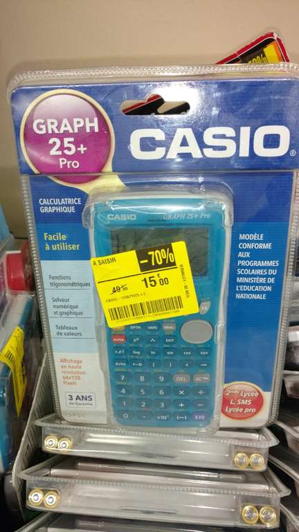 Calculatrice Casio Graph 25+ Pro - Carrefour Market Versailles (78)