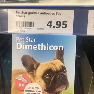 Lot de 6 flacons de gouttes anti-puces Pet Star Dimethicon chez Action Torcy (77)