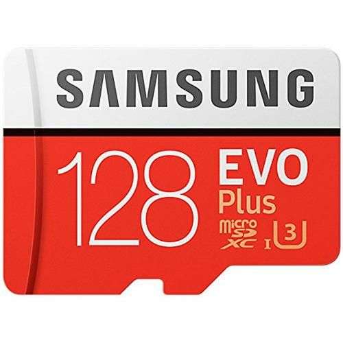 Carte Micro SDXC Samsung Evo Plus U3 - 128 Go avec adaptateur SD