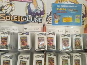 Sélection cartes Pokémon en promotion - Ex : booster SL5 3€ au lieu de 6 + 1 carte série limitée pour 2 achetés - Colombe (38)