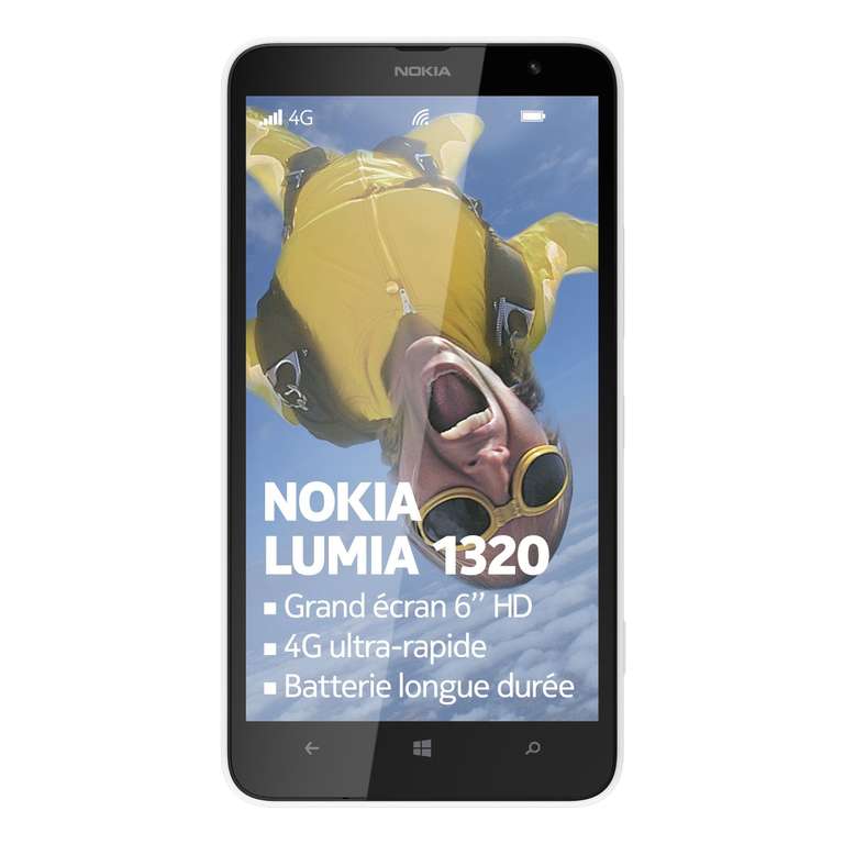 Smartphone 6" Nokia Lumia 1320 4G (ODR 50€)