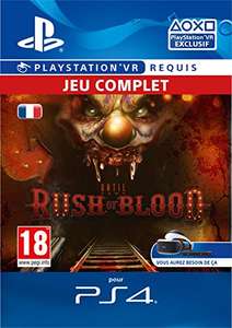 Until Dawn: Rush of Blood sur PS4 VR (démat)