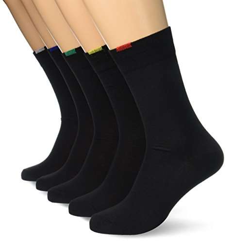 Lot de 5 paires de chaussettes noires DIM (39-42 et 43-46)
