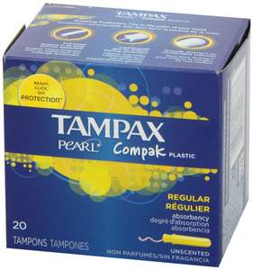 Tampons Tampax Compak Pearl Giga Pack (via BDR)