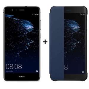 Smartphone 5.2" Huawei P10 Lite - Full HD, Kirin 658, RAM 4 Go, ROM 32 Go, Double SIM + Housse Folio Clapet (Plusieurs coloris)