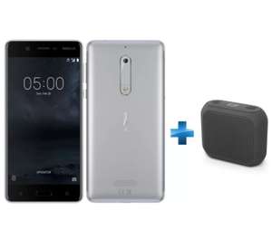 Smartphone 5.2" Nokia 5 - Argent 16Go + Enceinte bluetooth Muse M-312 Noir