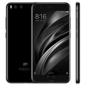 Smartphone 5.15" Xiaomi Mi6 - SnapDragon 835, 6 Go de RAM, 64 Go, noir, sans B20 (+ 94.50€ en SuperPoints)
