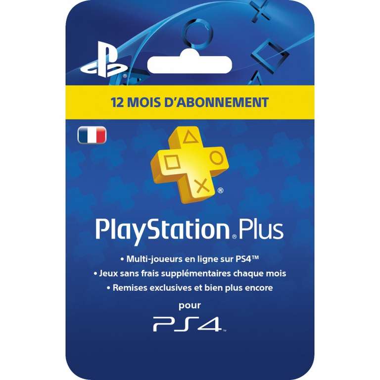 Sélection d'articles en Promotion - Ex: Code Abonnement 12 Mois au PlayStation Plus compatible PS3, PS4 & PS Vita (Dématérialisé)