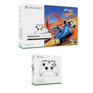 Pack Console  Xbox One S - 1 To + Forza Horizon 3 + Hot Wheels + 2ème Manette + 3 Jeux Dématérialisés: Halo 5, Gears of War, PUBG