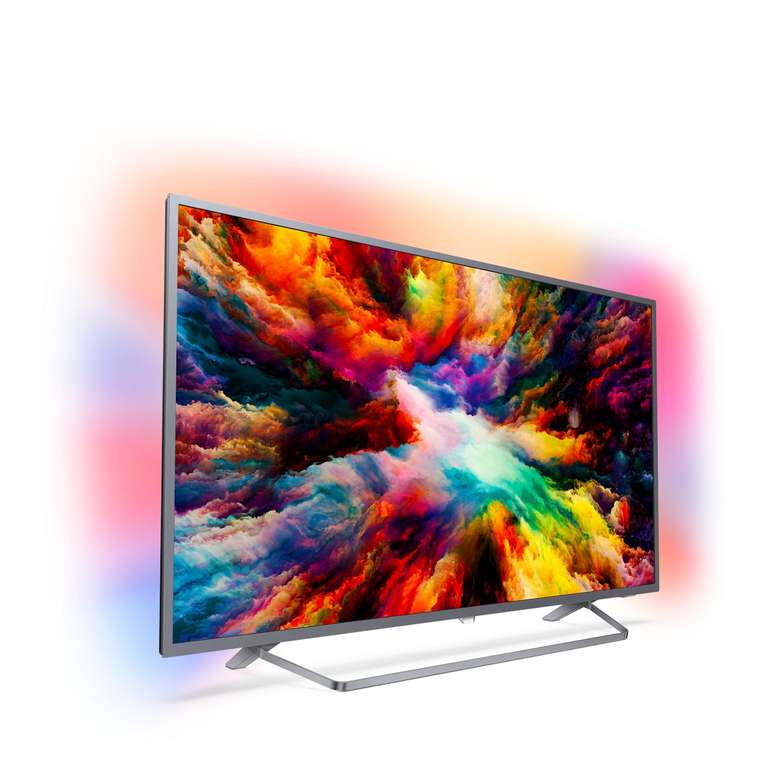 TV 50" Philips 50PUS7303 - LED, 4K UHD, HDR Plus, Ambilight 3 côtés, Android TV (via ODR de 100€)