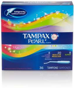 1Boites de Tampons Tampax Compak Pearl (50% immédiat + 2.00€ BDR)