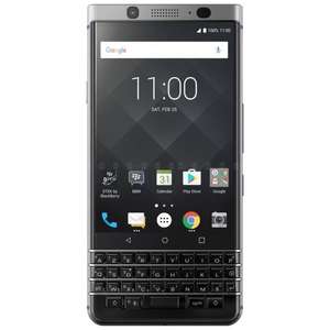 Smartphone 4,5'' Blackberry Keyone Silver - clavier AZERTY, RAM de 3Go, ROM de 32Go, Android 7.1 (via ODR de 100€)