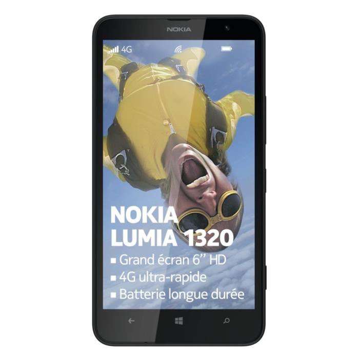 Smartphone 6" Nokia Lumia 1320 4G (Plusieurs coloris) (ODR 100€)