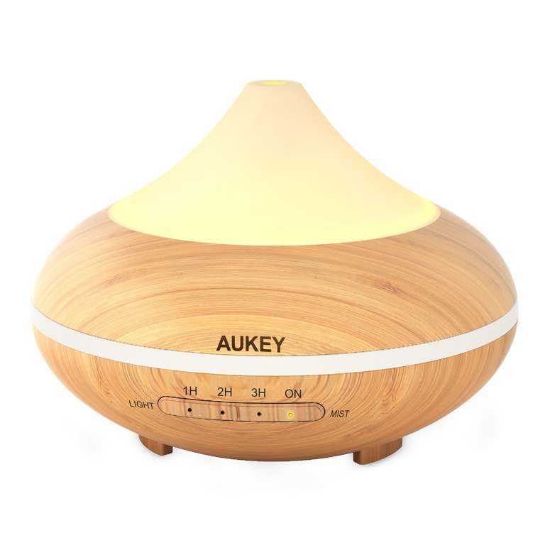 Diffuseur d’Huiles Essentielles Aukey 200ml avec 7 couleurs LED (vendeur tiers)
