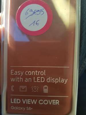 Housse de protection pour smartphone Samsung Galaxy S8+ LED View Cover - La Défense Puteaux (92)