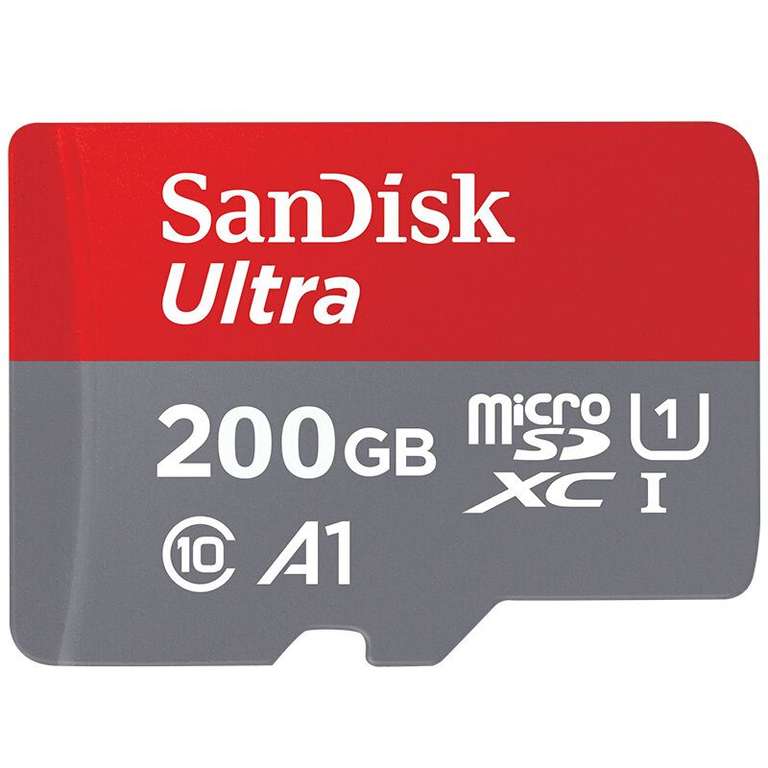 Sélection de Cartes microSDXC SanDisk Ultra A1 - 128 Go à 22.42€ & 200 Go à 35.36€