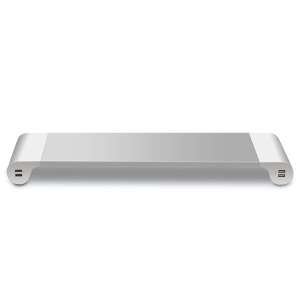 Support Stand M.Way en Aluminium pour Ecrans PC avec 4 Ports USB (Vendeur Tiers)