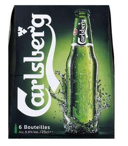 [Carte Monoprix] 2 Packs de 6 bières Carlsberg - 12x25cl