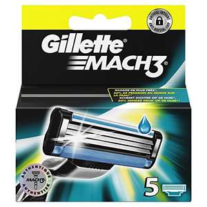 [Amazon Pantry]  Pack de 5 lames de rasoir Gillette Mach3