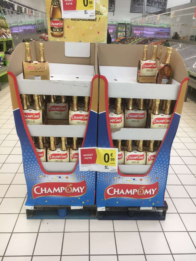 Lot de 2 bouteilles de Champomy Gold 2*75 cl - Marché Frais Géant Servon (77)