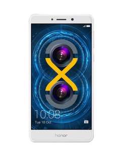 Smartphone 5.5" Honor 6X - Full HD, Kirin 655, 3 Go RAM, 32 Go, Blanc (+22.50€ en SuperPoints)