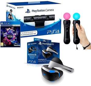 Casque PlayStation VR V2 + Camera + VR Worlds (Dématérialisé) + 2 PS Move