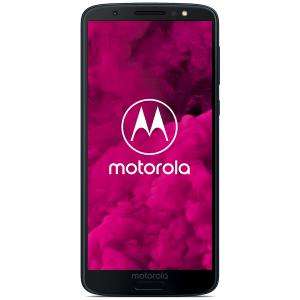 Smartphone 5.7" Motorola Moto G6 Argent / Indigo foncé - Full HD+, Snapdragon 450, 3 Go RAM, 32 Go ROM, 3000mAh Android 8.0 (via ODR de 50€)