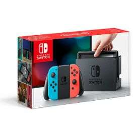 Console Nintendo Switch avec Paire de Joy-Con Néon Rouge et Bleu inclus (+ 14,40€ en SuperPoints)