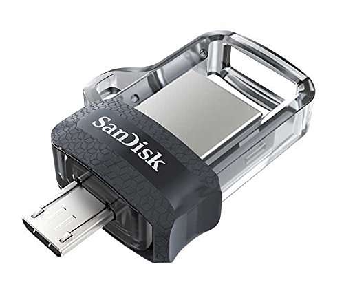 Clé USB 3.0 SanDisk OTG Ultra Dual Drive (Jusqu'à 150 Mo/s) - 256 Go