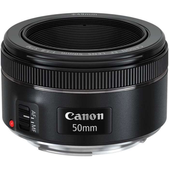 Objectif Canon EF 50MM F/1.8 STM - Pour capteur plein format