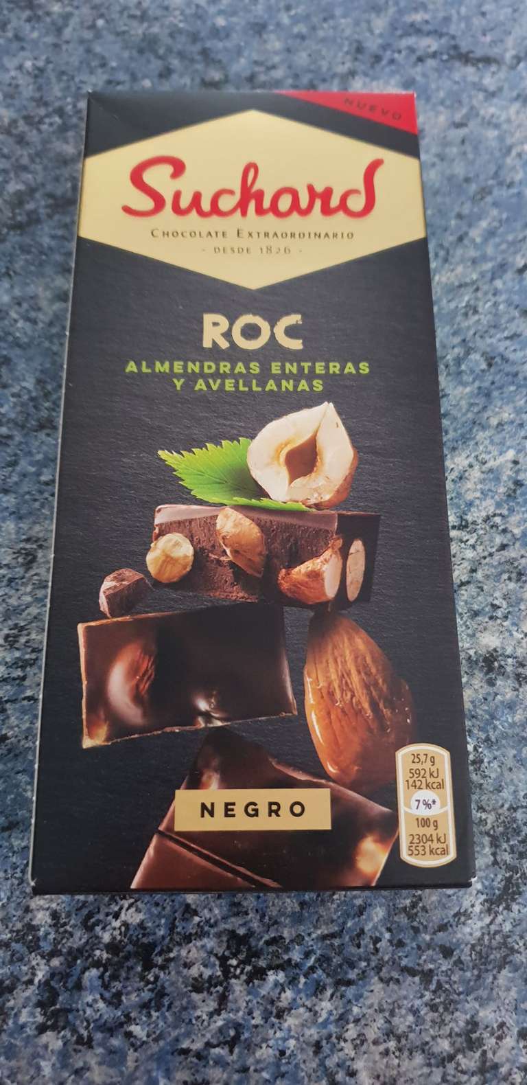 Tablette de Chocolat Noir Suchard ROC - à L'entrepot destock