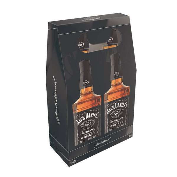 2 Bouteilles de Whiskey Jack Daniels - 2 x 70cl