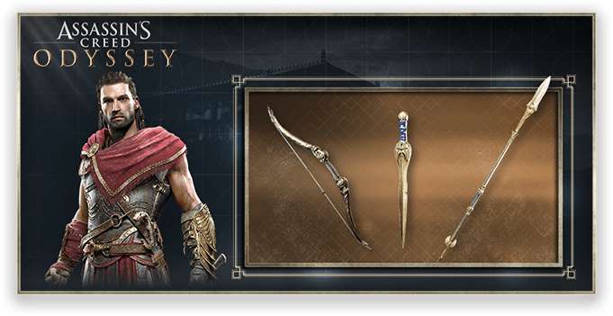 Contenu additionnel "Armes athéniennes" gratuit pour Assassin's Creed Odyssey sur PS4 / One / PC