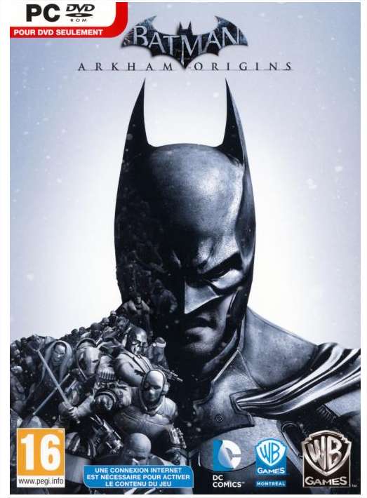 Séléction de jeux sur PC en version boite à 4,99€ - Ex : Batman Arkham Origins