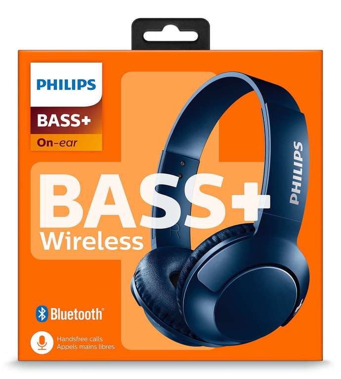 Casque audio sans fil Philips Bass+ SHB3075 - Bluetooth