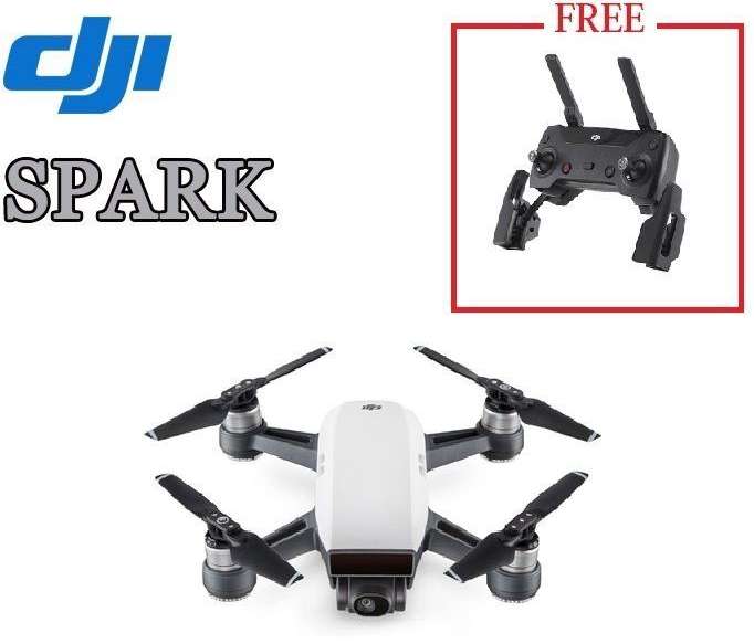 Drone Quadcopter Dji Spark Blanc + Télécommande