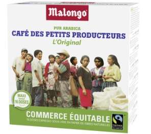 Lot de 3 boite de 16 dosettes de Café des petits producteurs Malongo