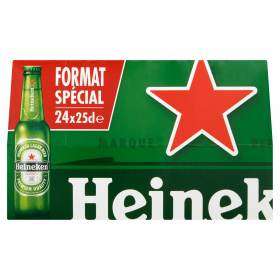Lot de 2 Packs de Bières blonde Heineken - 48x25CL