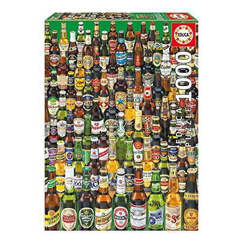Puzzle 1000 pièces bieres Educa