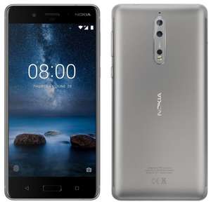 Smartphone 5.3" Nokia 8 - QHD, Snapdragon 835, RAM 4 Go, ROM 64 Go, Dual SIM