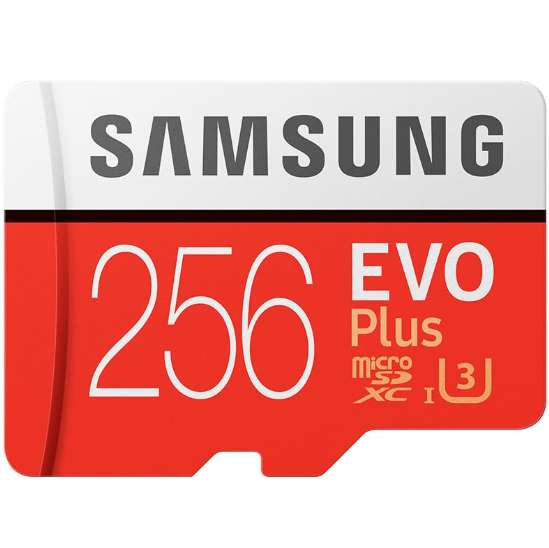 Carte microSDXC Samsung Evo Plus U3 - 256 Go
