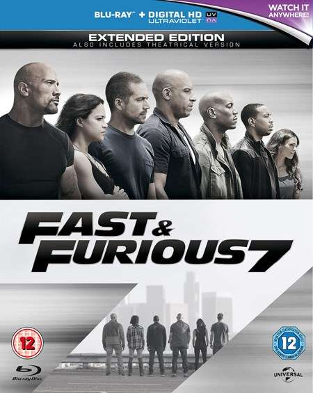 Blu-ray Fast ans Furious 7 - Extended version
