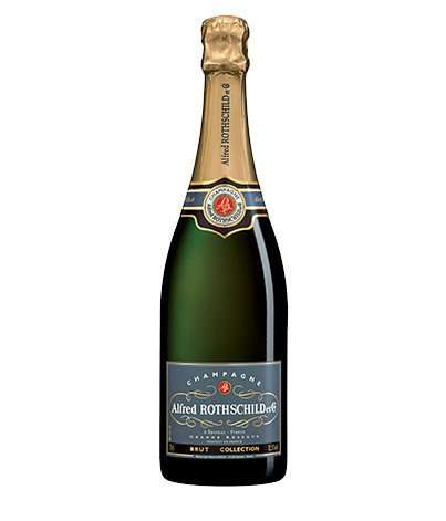 Bouteille de Champagne Alfred Rothschild et Cie Collection Brut ou rosé (via 11.99€ sur la carte fidélité)