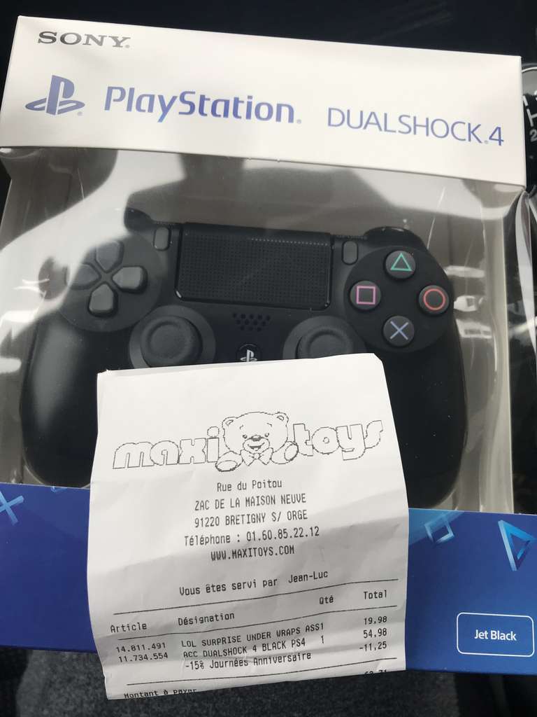 Manette Sony PS4 Dualshock - Noire V2 - Brétigny Sur Orge (91)
