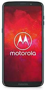 Bundle Smartphone 6" Motorola Moto Z3 Play (4 Go RAM, 64 Go) + Pack Power + Coque Moto Style - Cuir noir